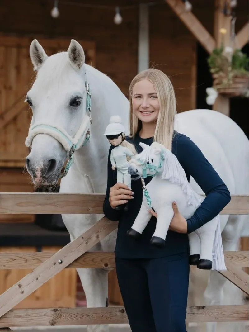 LeMieux Harlow Toy Pony Headcollar and Leadrope - Softmint-3