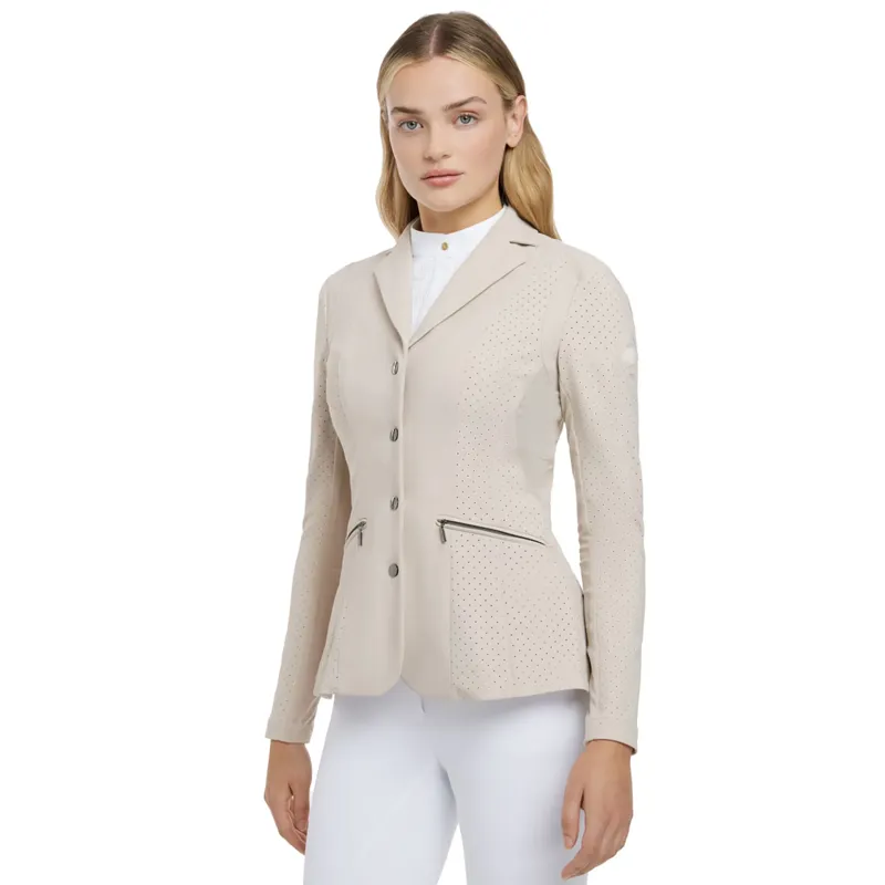 LeMieux Jessica Ladies Mesh Show Jacket - Stone-1