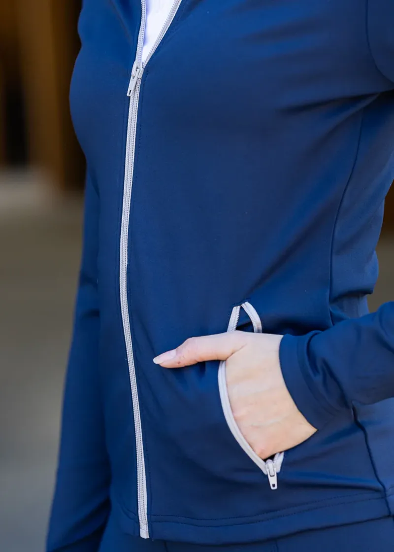 Woof Wear Women's All Season Training Jacket - Navy-2