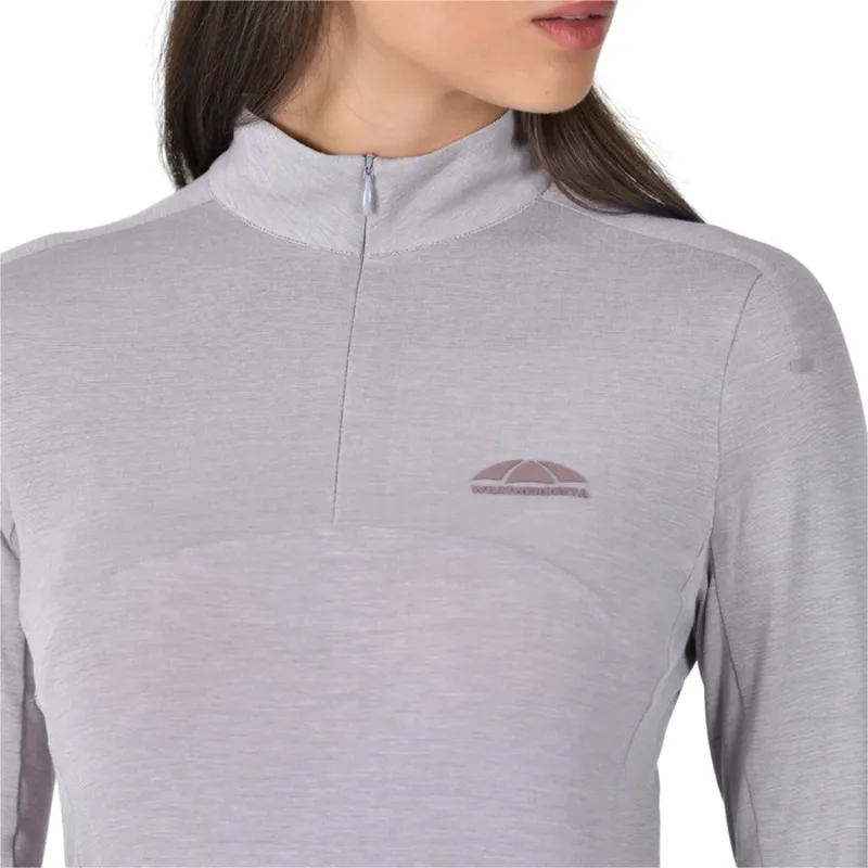 WeatherBeeta Ladies Bamboo Long Sleeve Performance Base Layer - Burnished Lilac -3