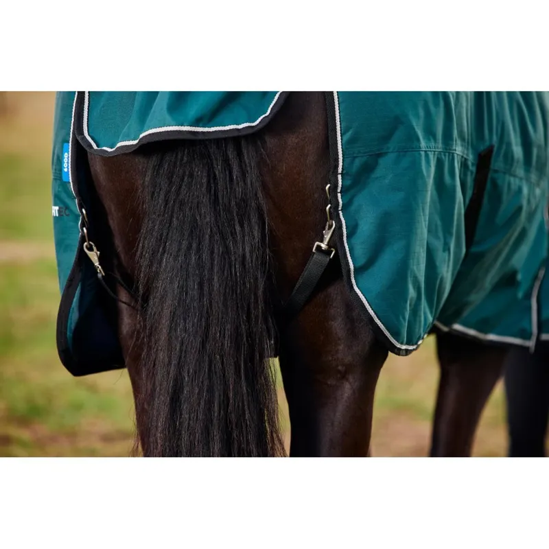 WeatherBeeta ComFiTec Classic 50g Turnout Rug  - Forest Green/Black -5