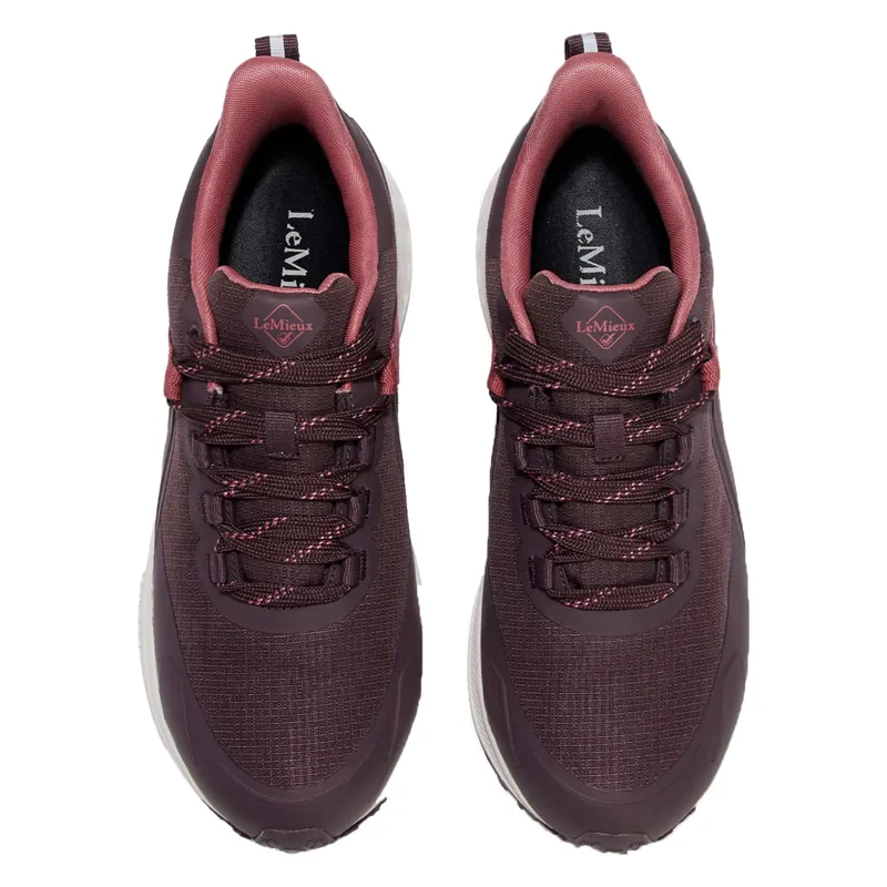 LeMieux Trax Viva Waterproof Trainer - Damson-1