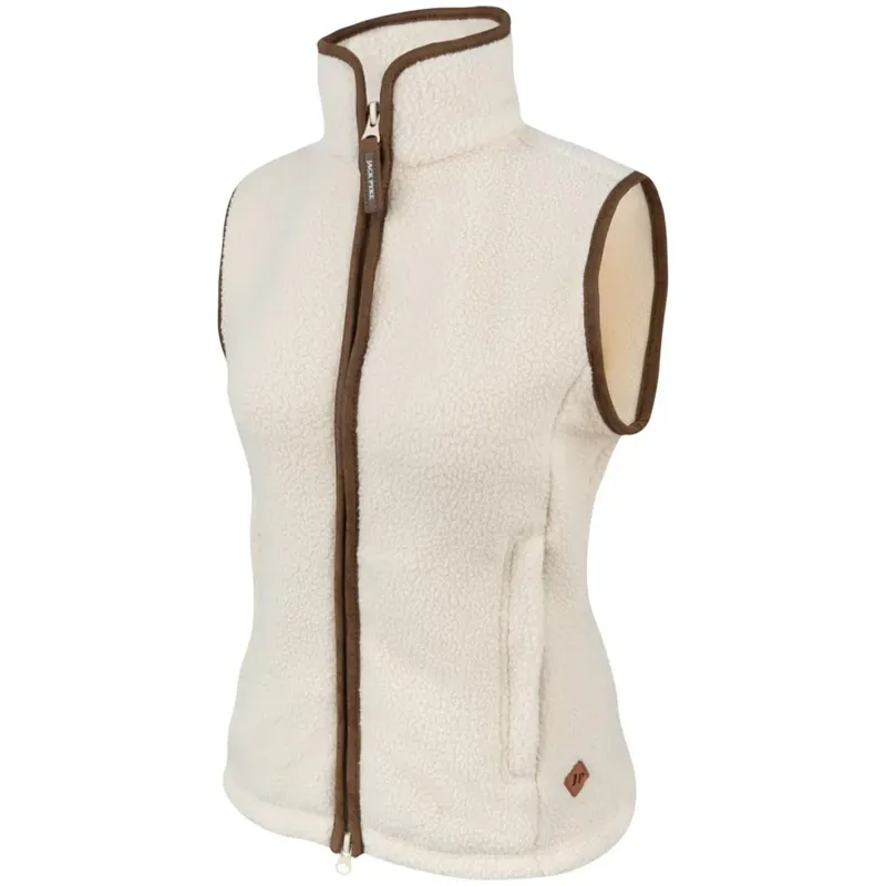 Jack Pyke Ladies Sherpa Fleece Gilet - Sail-1