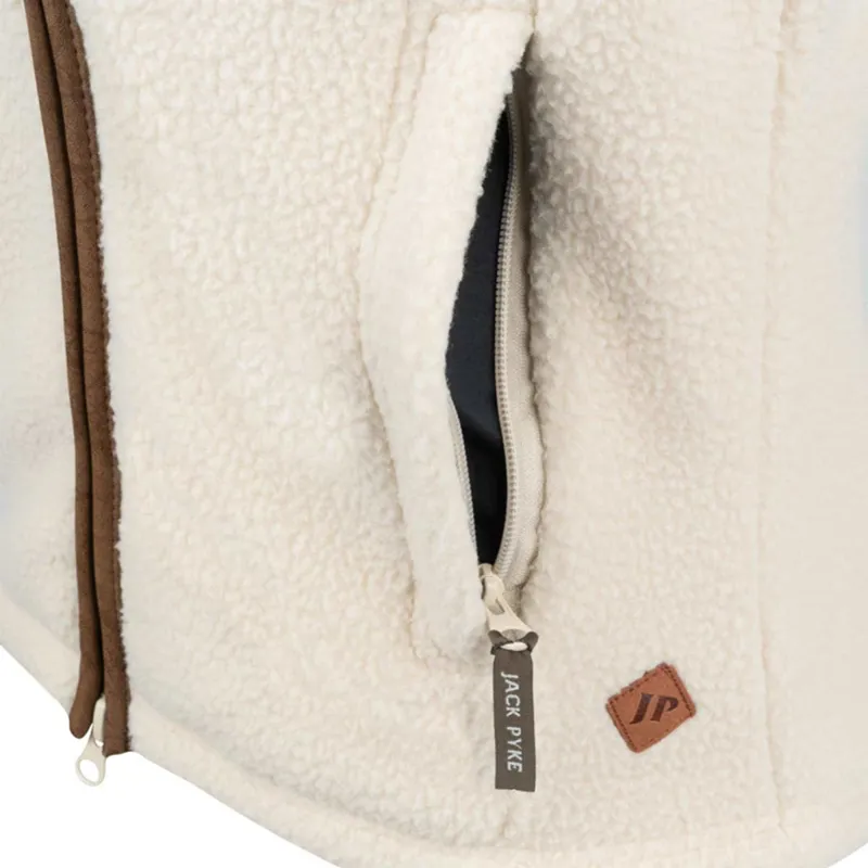 Jack Pyke Ladies Sherpa Fleece Gilet - Sail-5