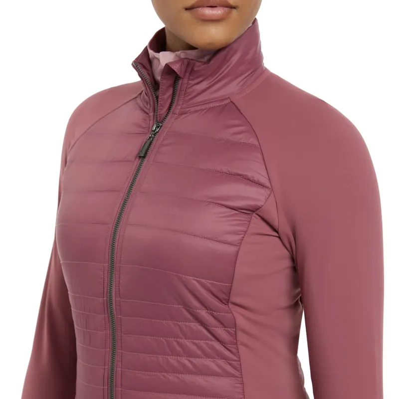 LeMieux Juliette Ladies Quilted Jacket - Rosewood-4