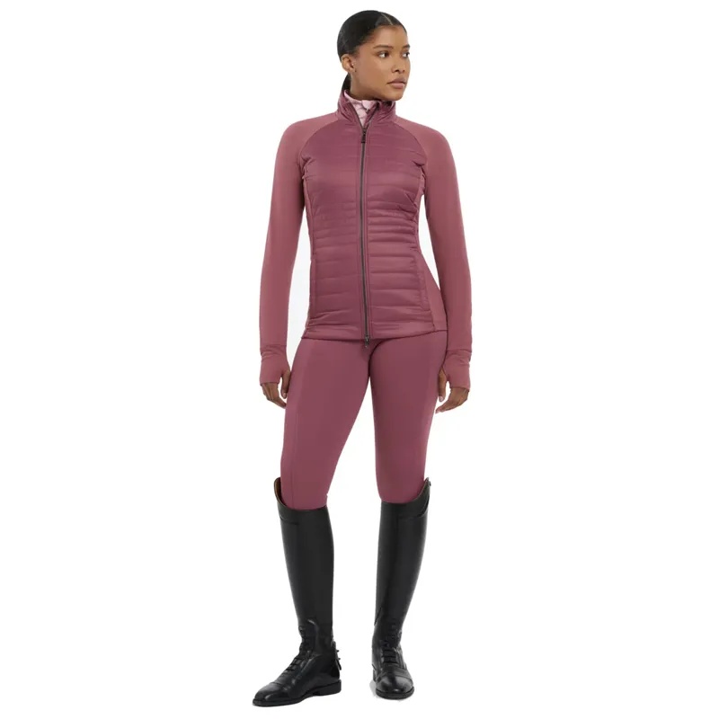 LeMieux Juliette Ladies Quilted Jacket - Rosewood-3