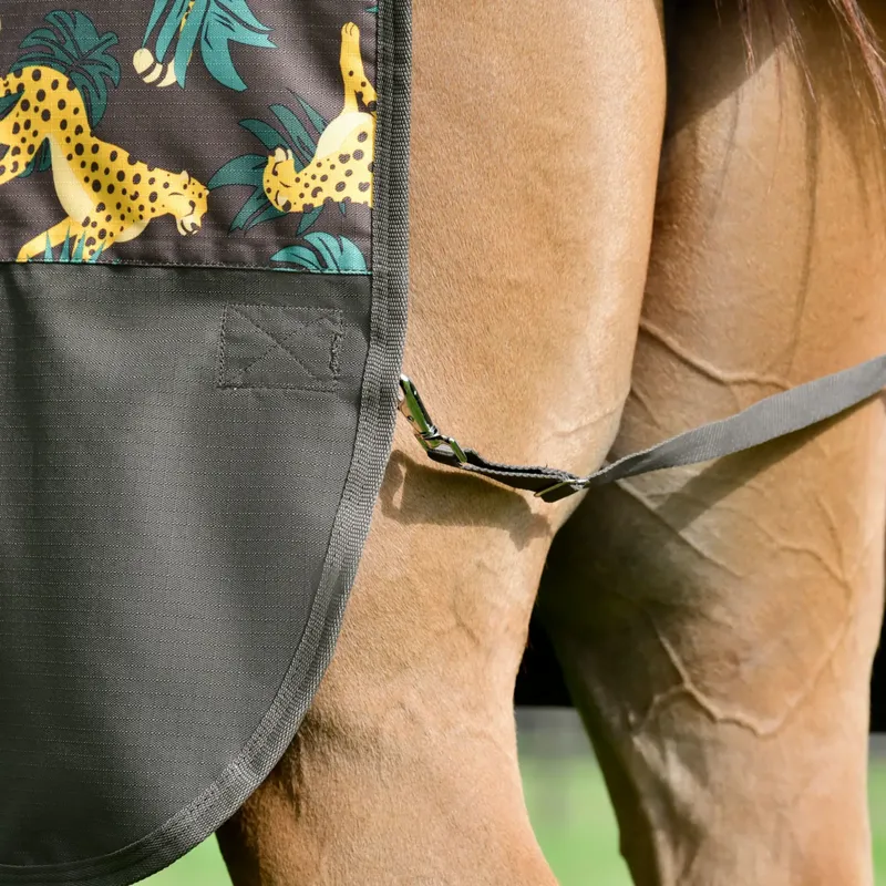 WeatherBeeta ComFiTec Tyro 200g Combo Neck Turnout Rug - Jungle Print-3