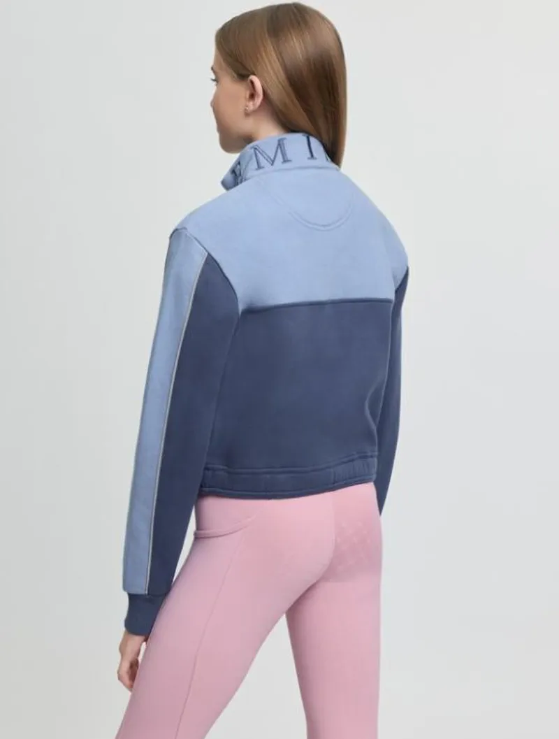 LeMieux Young Rider Cropped Kate Quarter Zip - Shadow-2