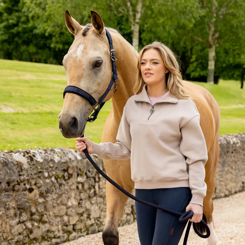 LeMieux Keira Ladies Quarter Zip Sweat - Almond-3