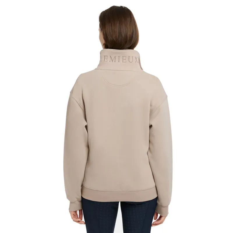 LeMieux Keira Ladies Quarter Zip Sweat - Almond-2