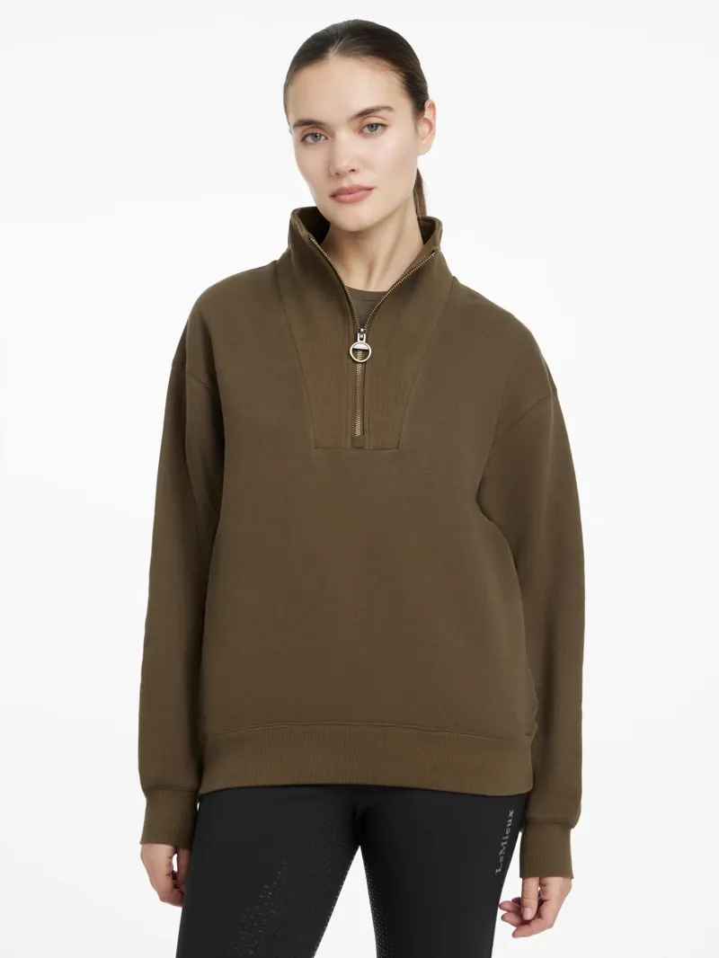 LeMieux Keira Quarter Zip Sweat - Alpine