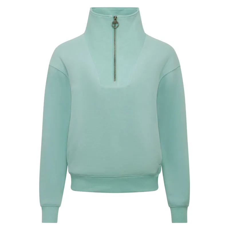 LeMieux Keira Ladies Quarter Zip Sweat - Aqua