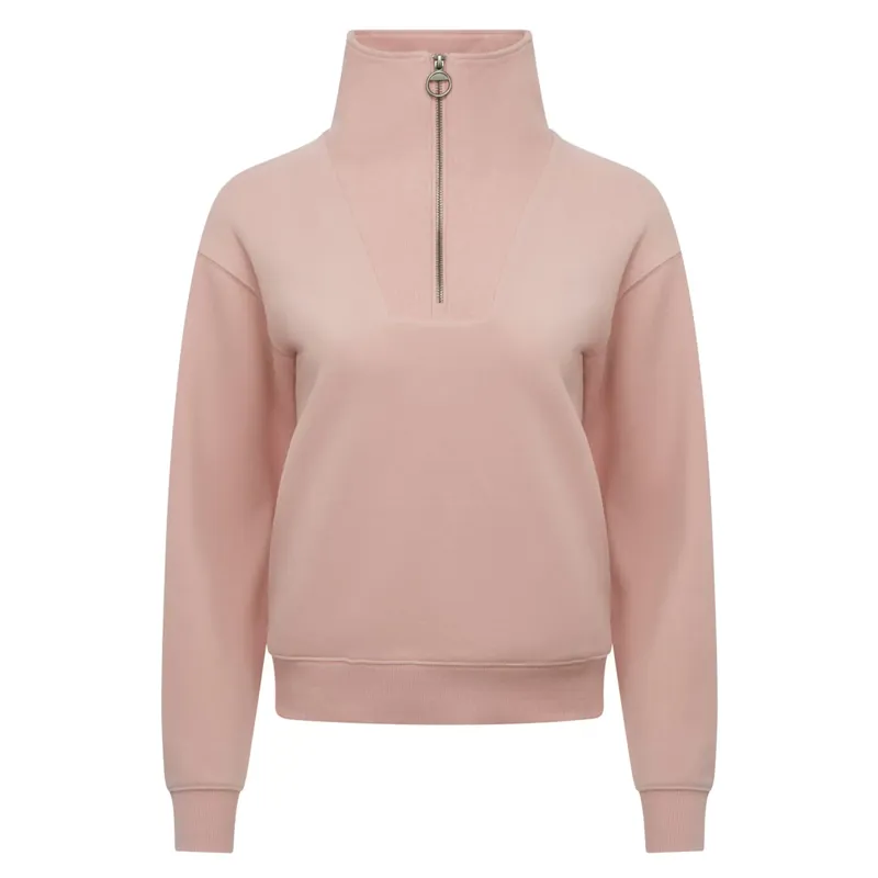 LeMieux Keira Ladies Quarter Zip Sweat - Blossom