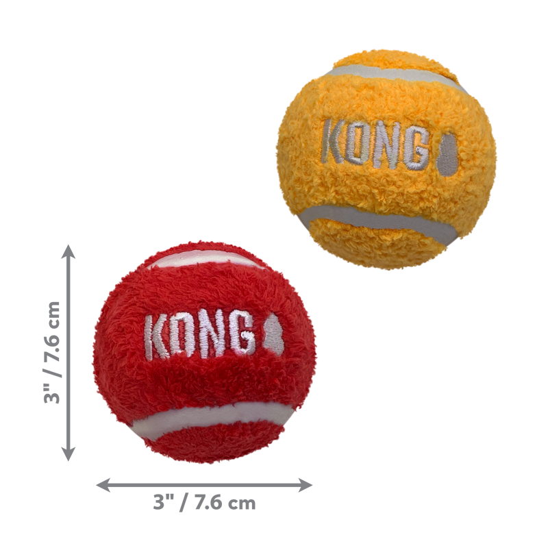 KONG Sport Softies Balls - Large x 2 Pack -1