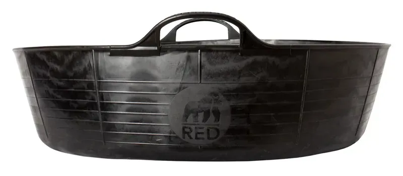 Red Gorilla Tubtrug Flexible Large Shallow 35L Bucket - Black-1