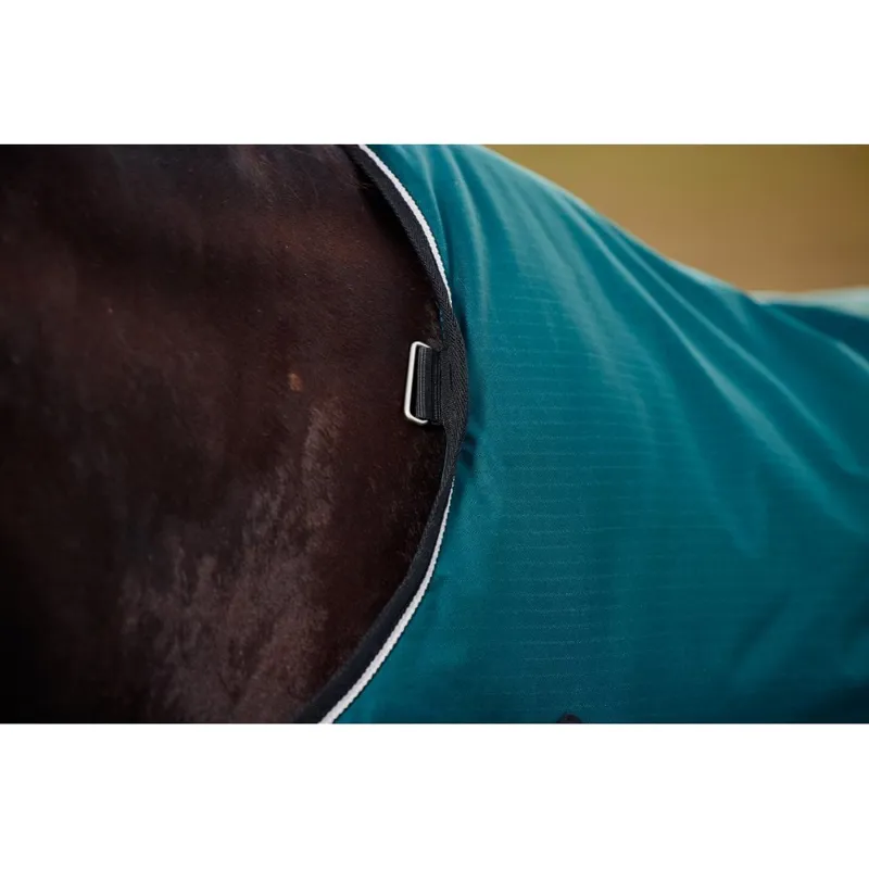 WeatherBeeta ComFiTec Classic 220g Turnout Rug - Forest Green/Black -2