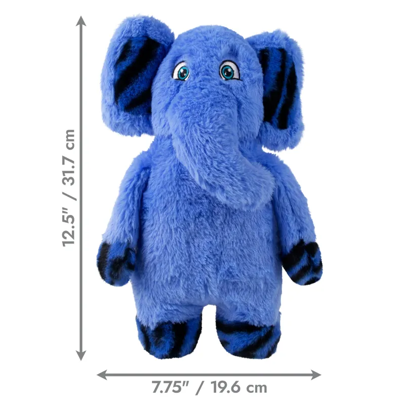 KONG Large Dog Toy Jungle Jamz Elephant - Blue-2