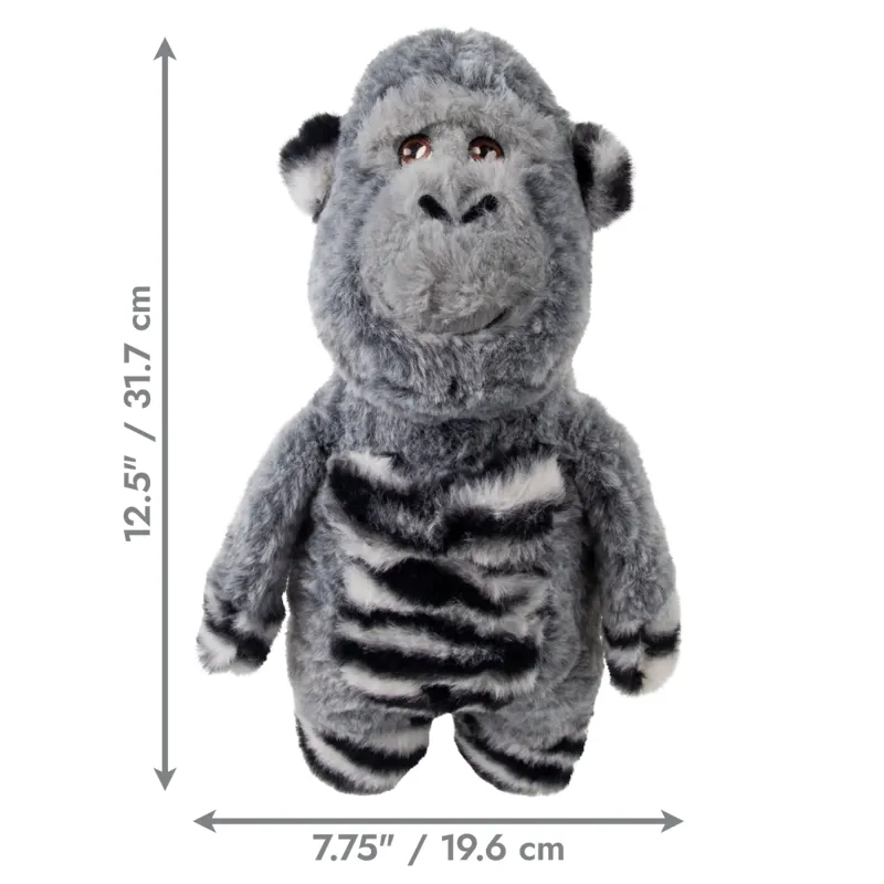 KONG Large Dog Toy Jungle Jamz Gorilla - Grey-3