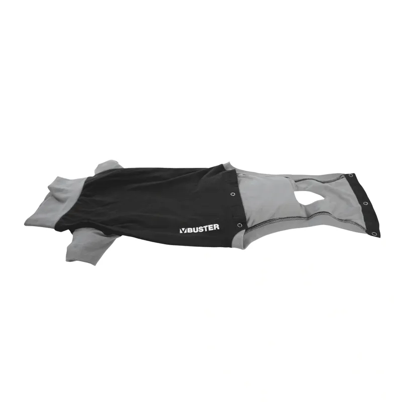 Buster Body Suit For Dogs - Black/Grey-2