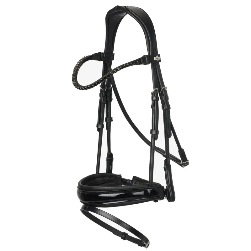 LeMieux Kudos Patent Dressage Bridle - Black