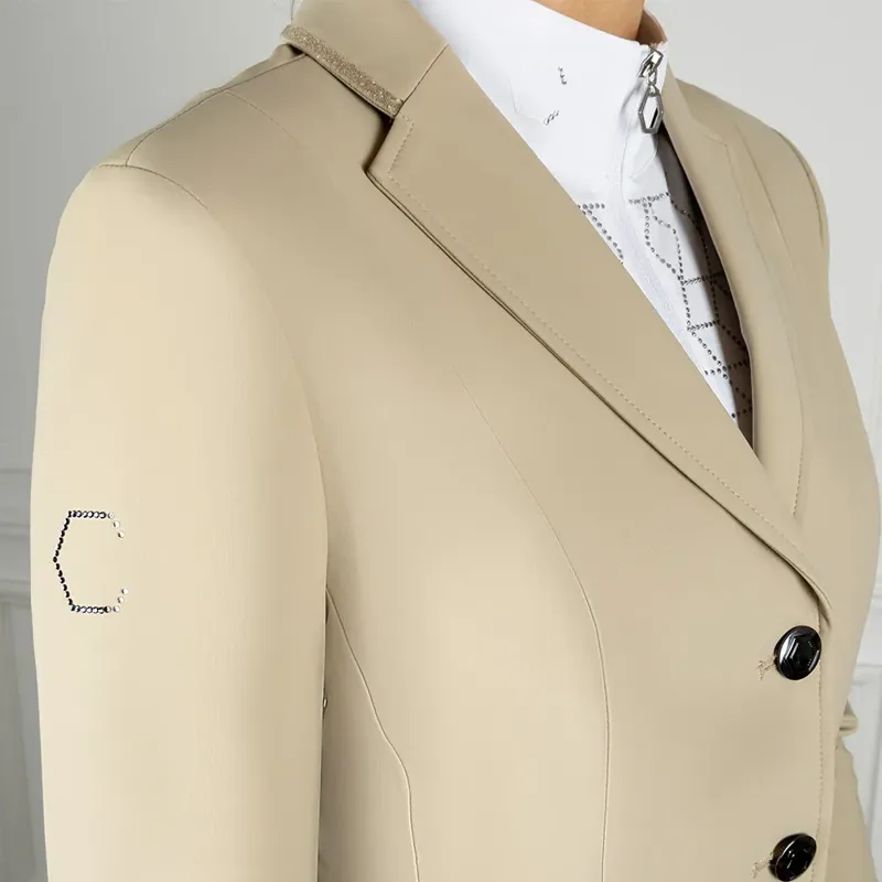 Coldstream Ledmore Diamante Show Jacket - Latte-2