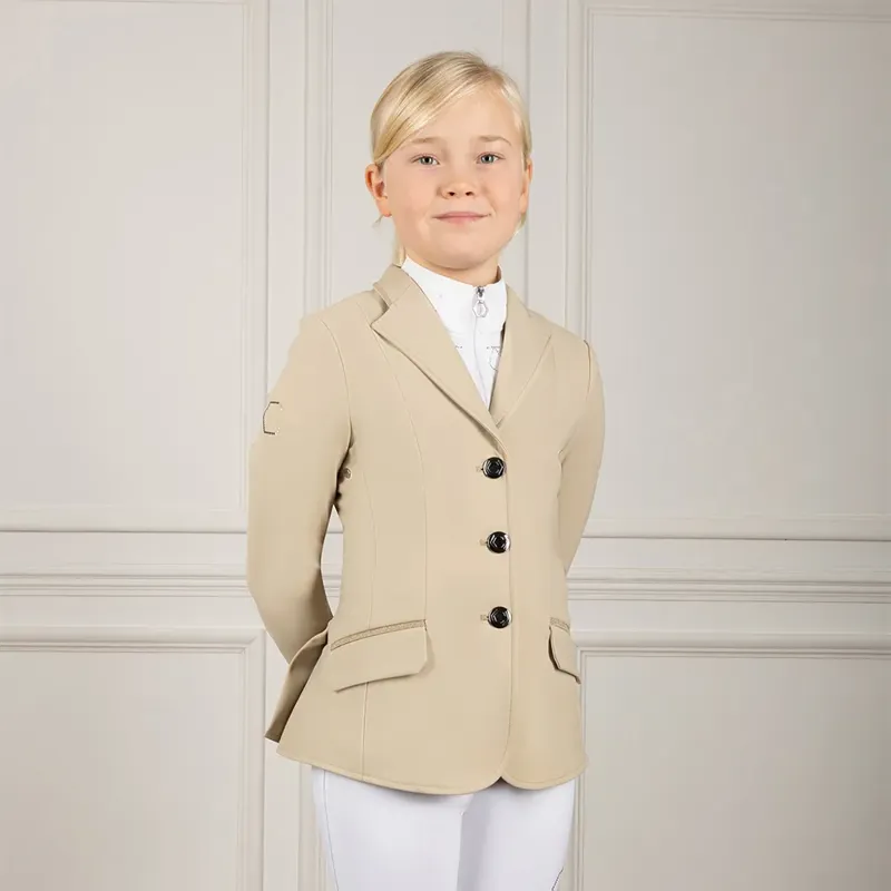 Coldstream Next Generation Children's Ledmore Diamante Show Jacket - Latte