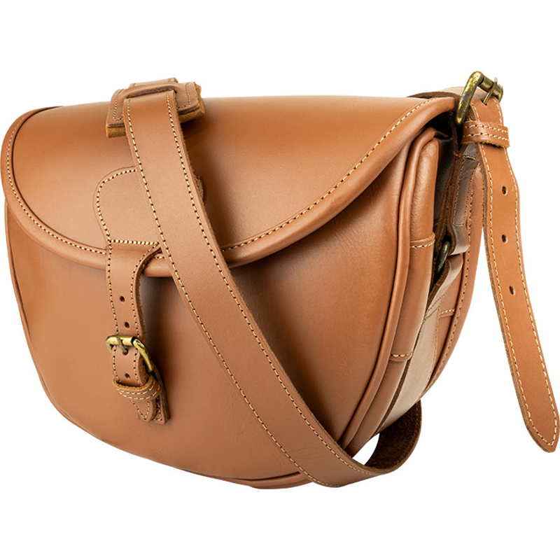 Jack Pyke Leather Cartridge Bag - Tan