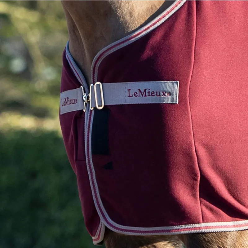LeMieux Arika Jersey-Tek Fleece - Burgundy-3