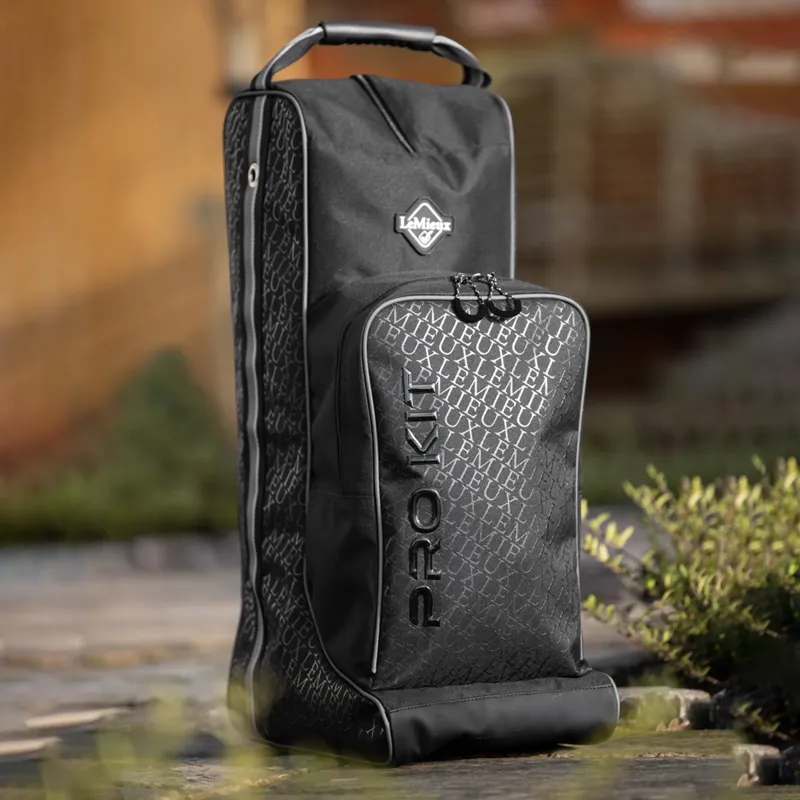LeMieux Elite Pro Boot and Hat Bag - Black-1