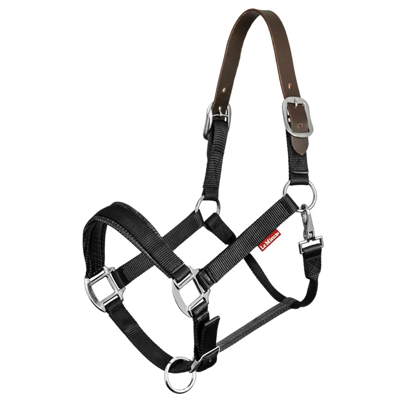 LeMieux Break Away Headcollar - Black/Brown