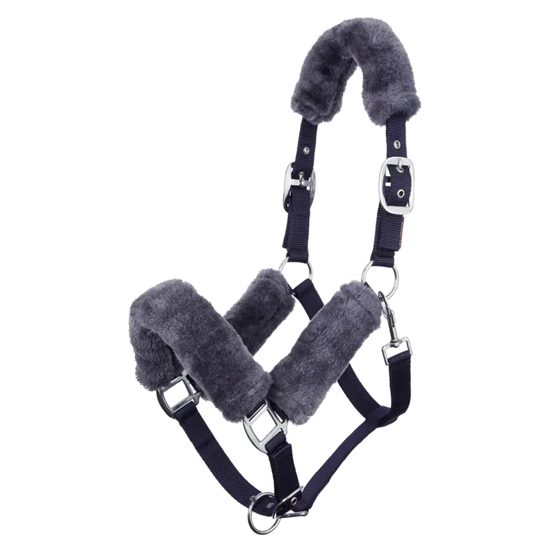 LeMieux Comfort Headcollar - Navy/grey-1