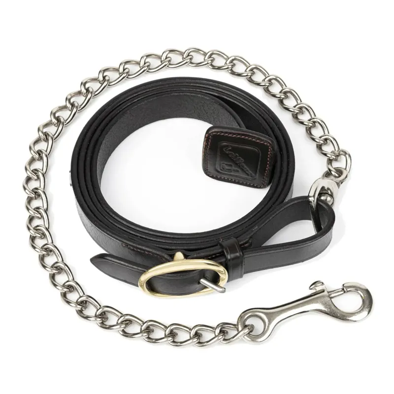 LeMieux Leather Trot Up Chain - Brown