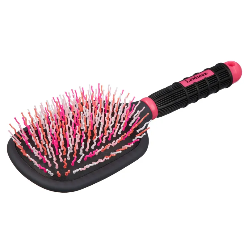 LeMieux Tangle Tidy Mane and Tail Brush - Pink 