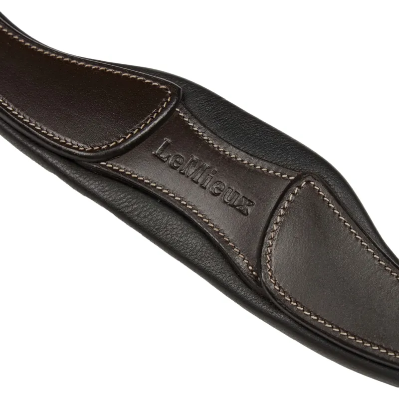 LeMieux Arika Contrast Anatomic Headpiece - Brown/Silver-1