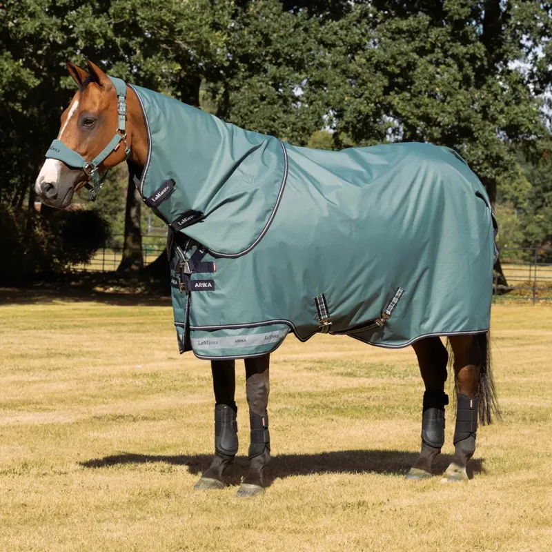 LeMieux Arika Ripstop 0g Turnout Rug - Aloe