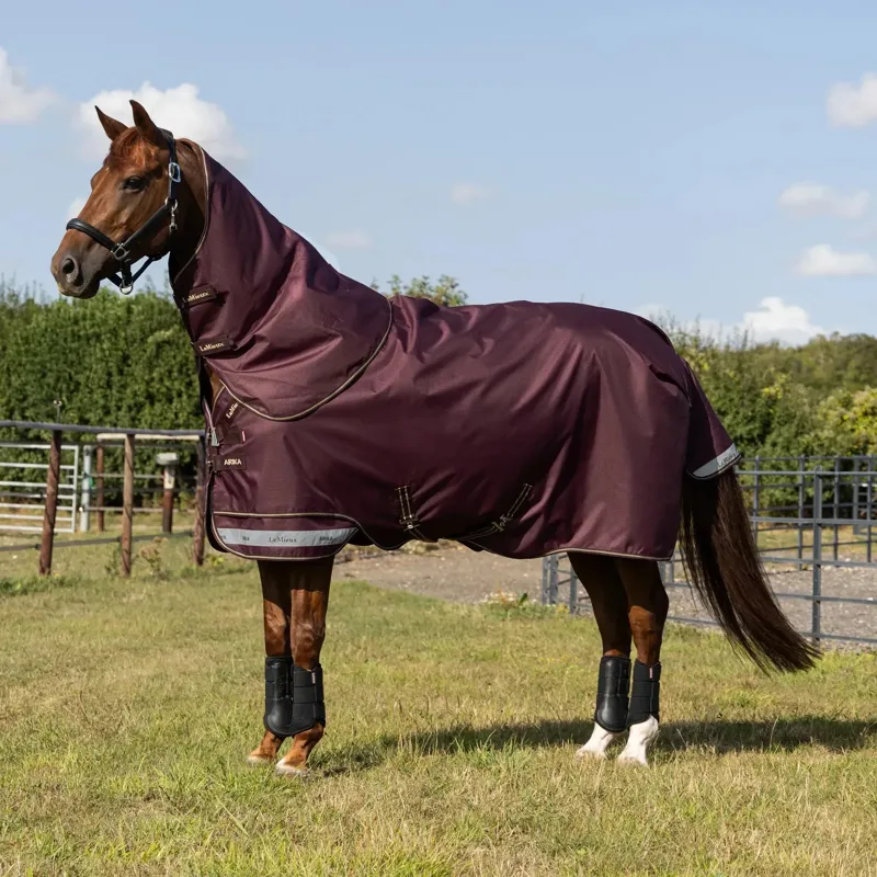 LeMieux Arika Ripstop 0g Turnout Rug - Bramble