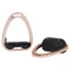 LeMieux Brilliance Vector Balance Stirrups - Rose Gold
