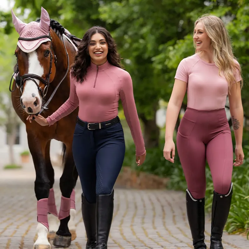 LeMieux Britney Seamless Short Sleeve Top - Blossom-1