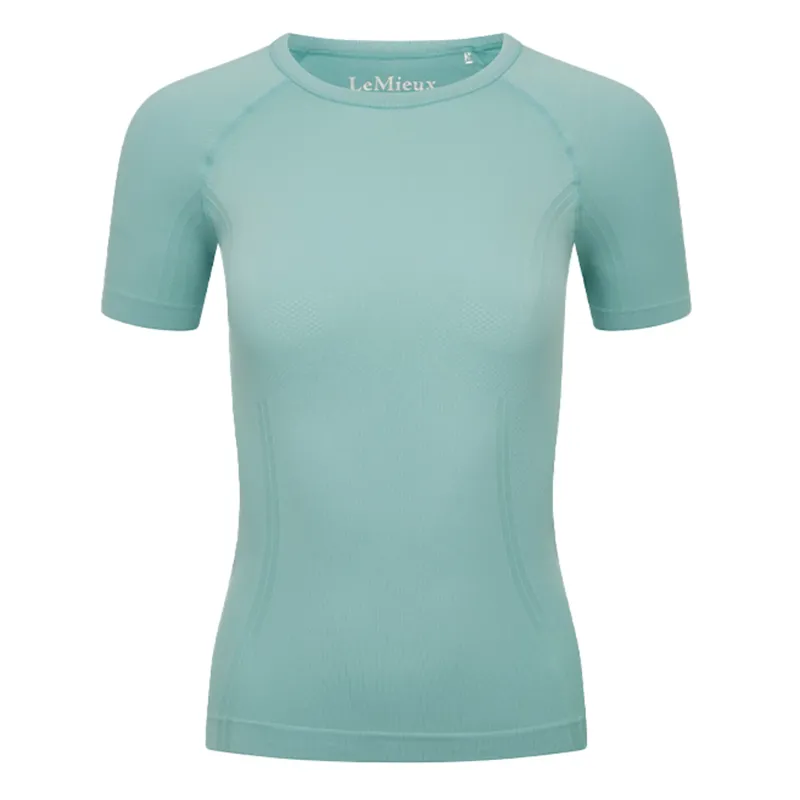 LeMieux Britney Seamless Short Sleeve Top - Aqua