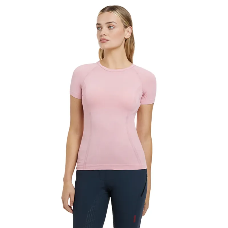 LeMieux Britney Seamless Short Sleeve Top - Blossom-2