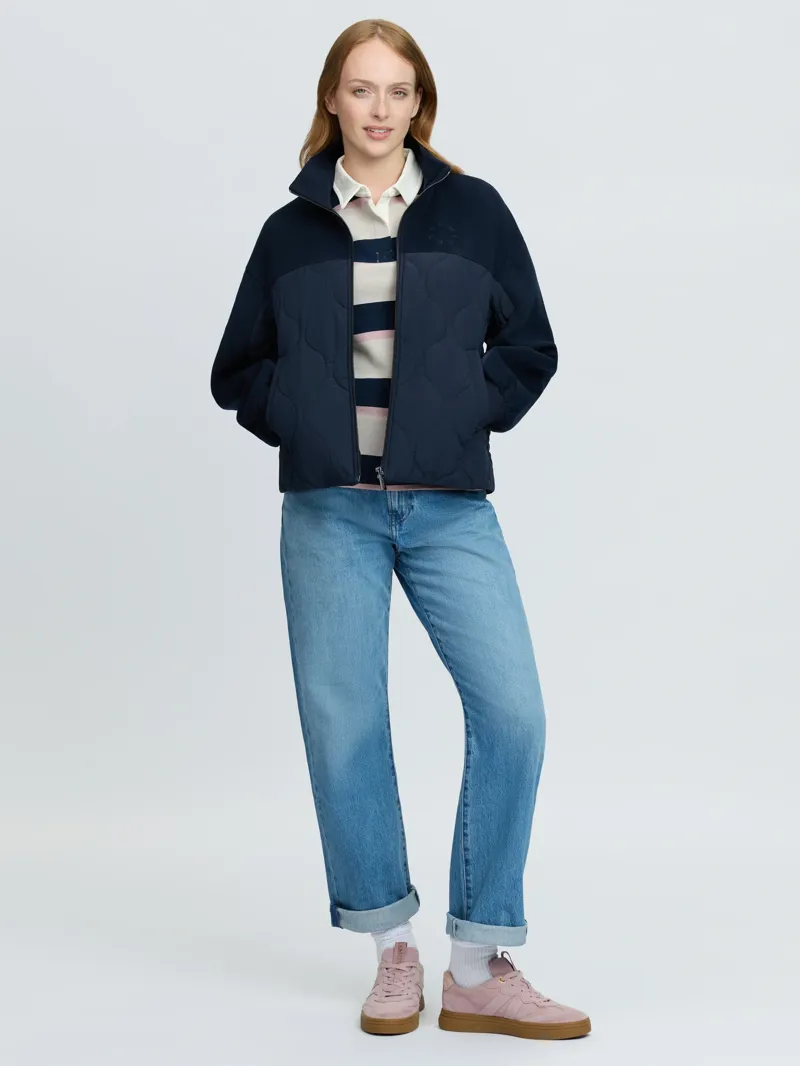 LeMieux Chloe Bomber Jacket - Navy-3
