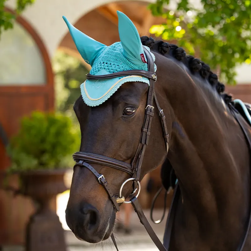 LeMieux Classic Fly Hood - Lagoon-1