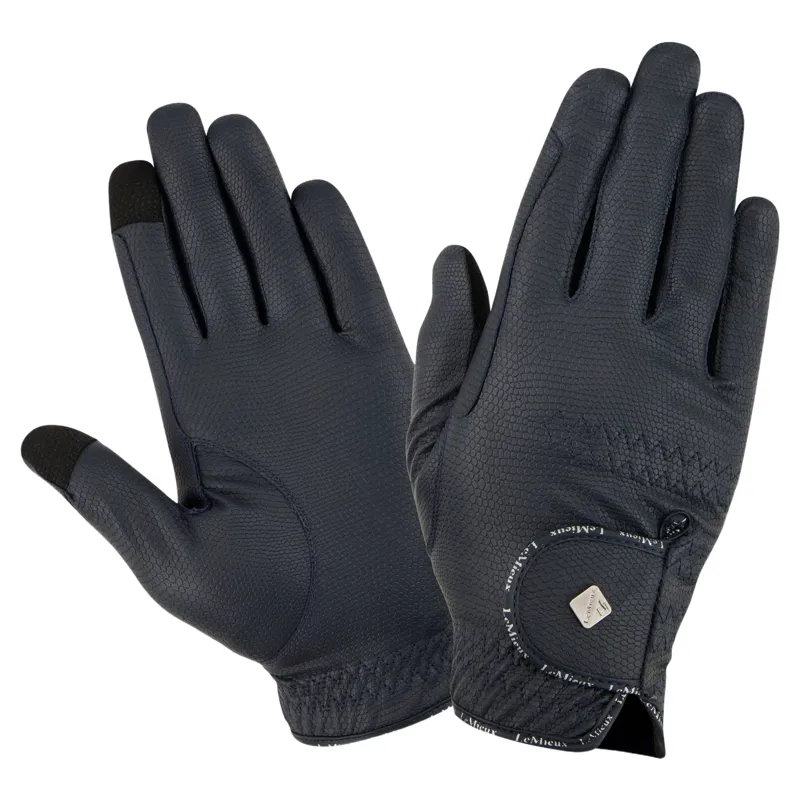 LeMieux Classic Riding Gloves - Navy