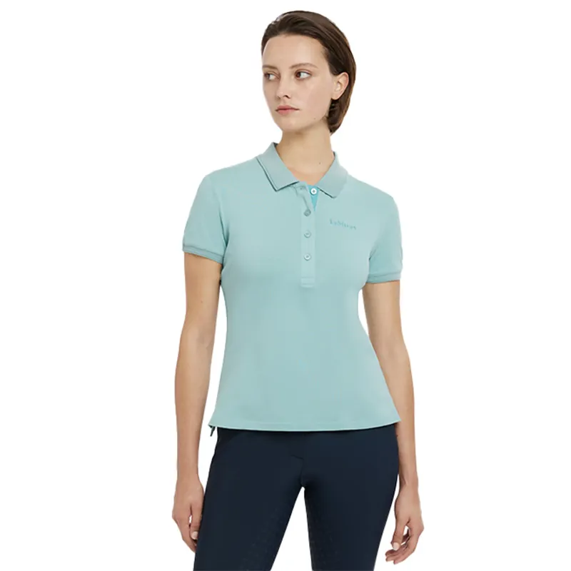 LeMieux Classique Polo Shirt - Aqua-1