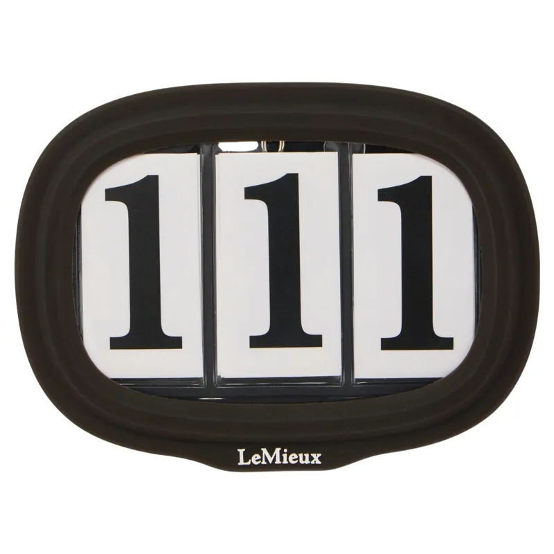 LeMieux Competition Bridle Number Holder - Brown