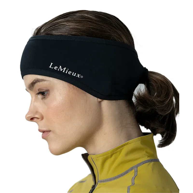 LeMieux Ear Warmer Headband - Black -2