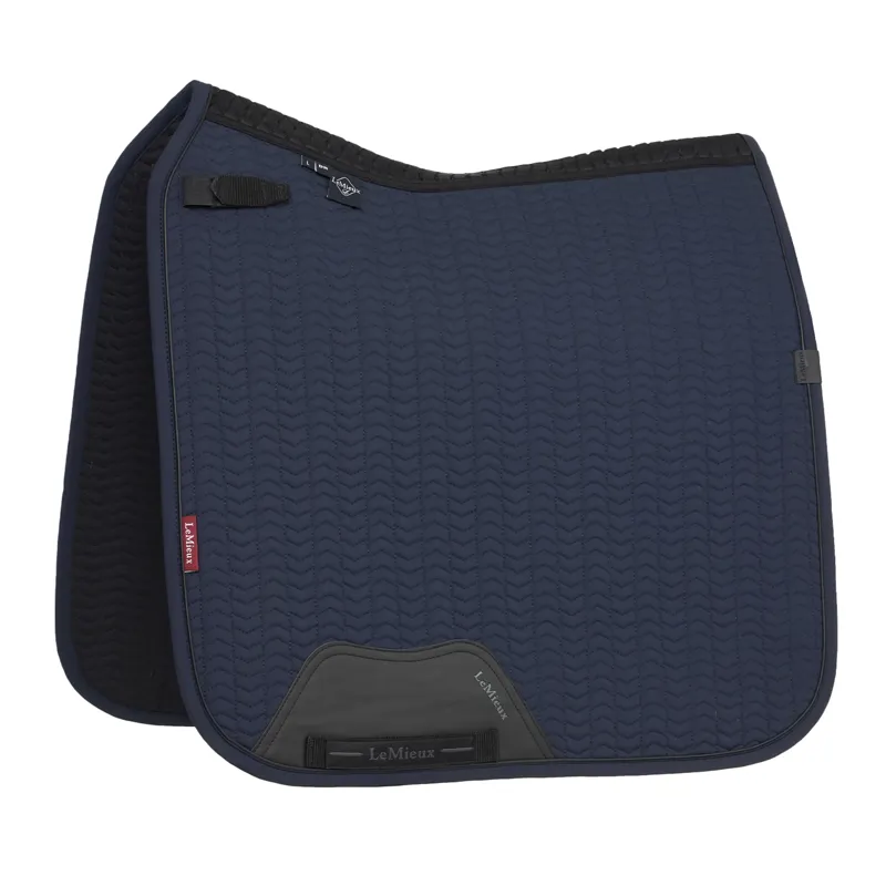 LeMieux Essence Dressage Square Saddlecloth - Navy-2