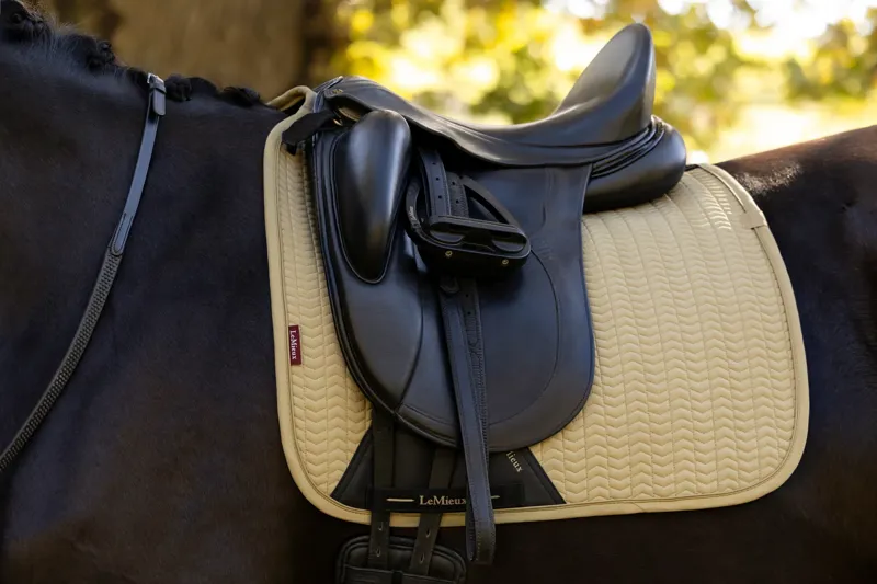 LeMieux Essence Dressage Square - Pear-1