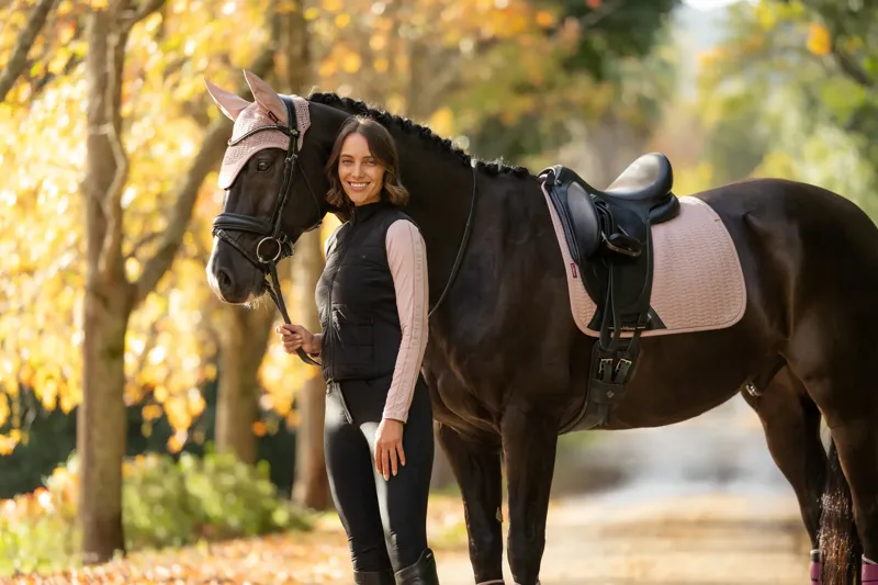 LeMieux Essence Dressage Square - Wild Rose-3