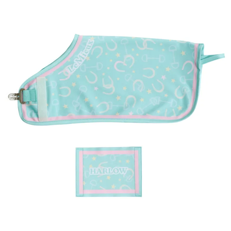 LeMieux Harlow Toy Pony Printed Rug - Softmint
